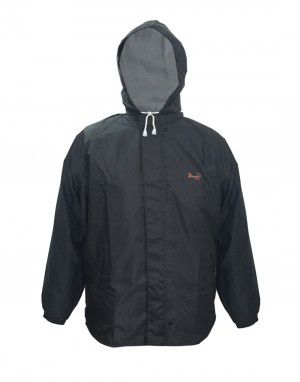 oxford raincoat set mens with carry bag grey